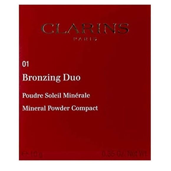 NIB Clarins Bronzing Duo Mineral Powder-light - Picture 1 of 4